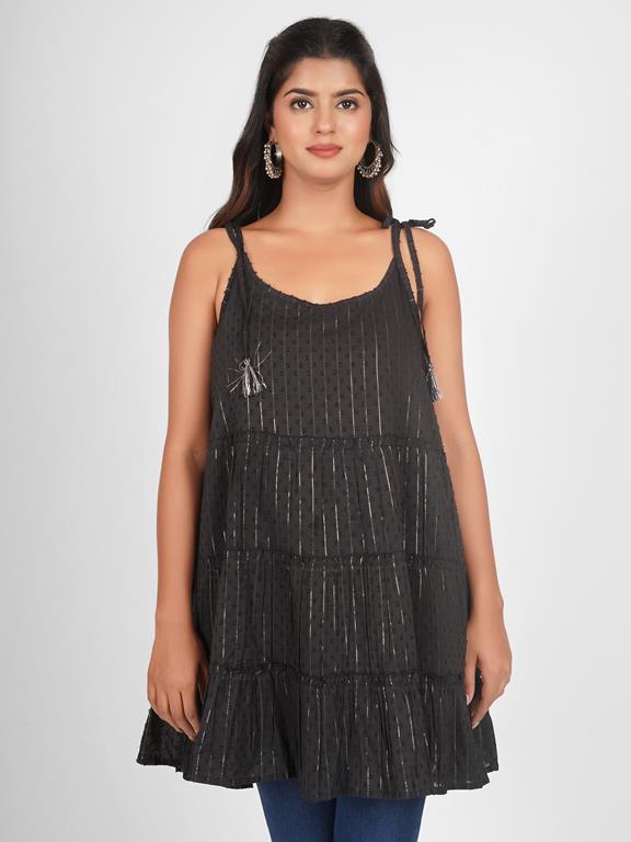 BEACHWEAR DRESS LUREX MINI STRAP